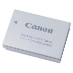 Canon NB-5L - Batteria fotocamera - Li-Ion - 1120 mAh - per PowerShot S110; PowerShot ELPH SD790, SD850, SD870, SD880, SD890, SD950, SD970, SD990